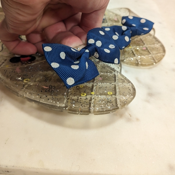 Disney "Minnie's Sweet Shop"Jelly Sandals 2-3 Big Kid VGUC - Picture 4 of 13